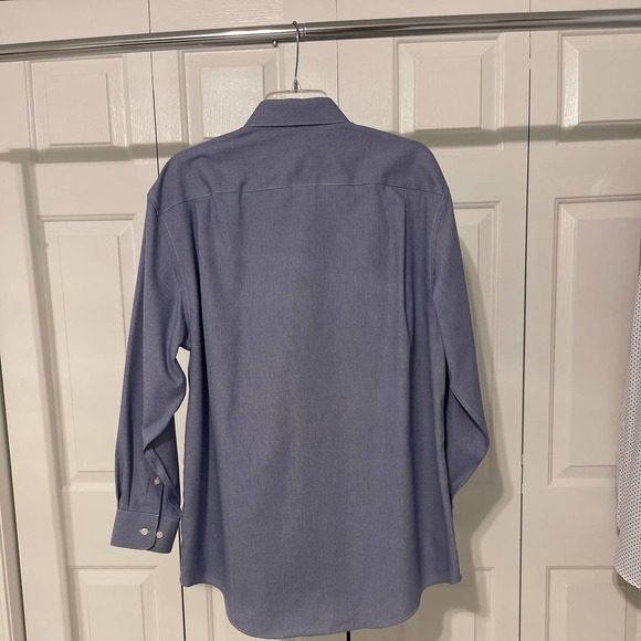 Pronto Uomo Men’s long sleeve button up dress shirt 17 32/33 - Picture 2 of 5